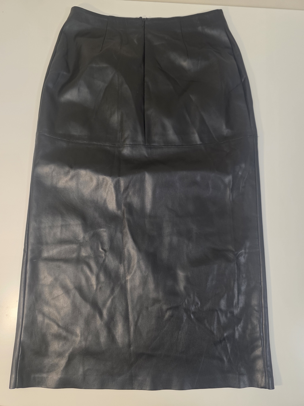 Z Supply Black Faux Leather Pencil Skirt - Women